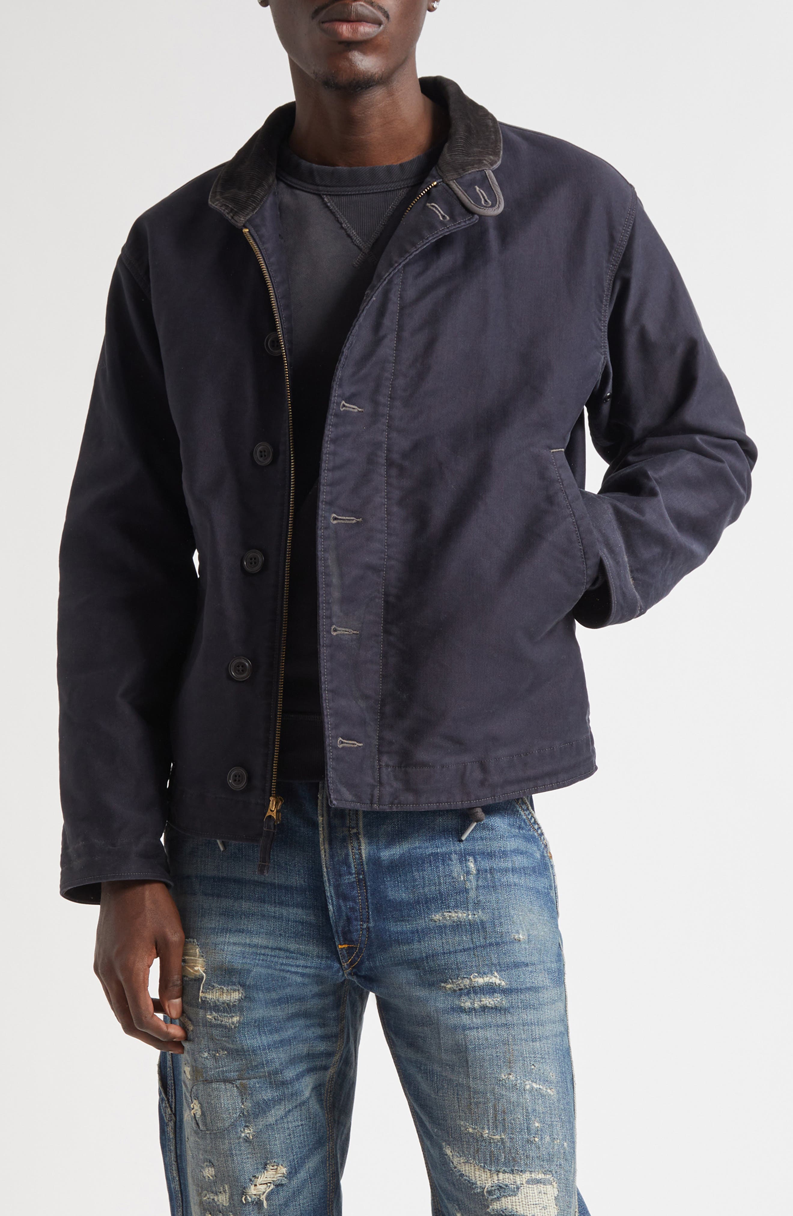Double RL RRL Bower Deck Corduroy Jacket (Men) | Nordstrom