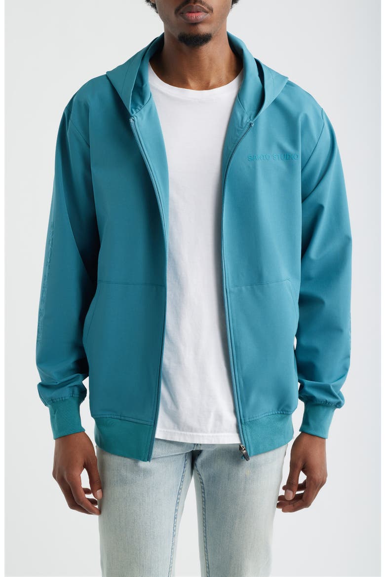 Tempo Enjoy Tech Hooded Zip Jacket - Ryan Sheckler Edition, Main, color, BLUE