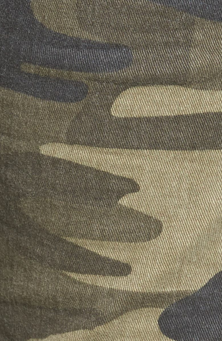 Mavi Jeans Juliette Camo Print Military Cargo Pants, Alternate, color, 