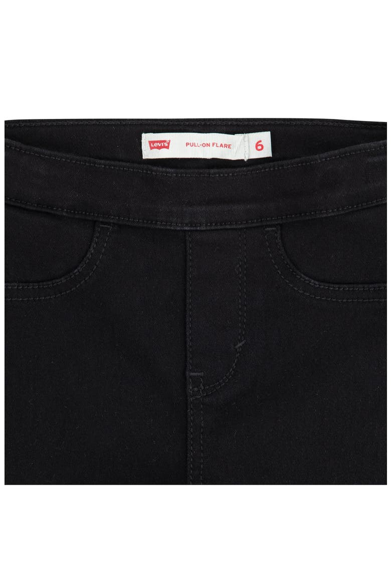 Kids' Pull-On Flare Jeans, Alternate, color, BLACK
