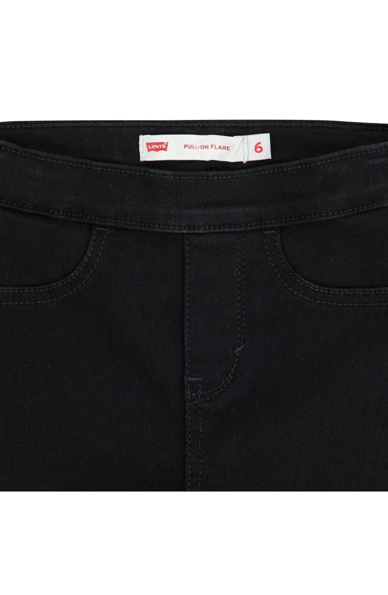 Levi's<sup>®</sup> Kids' Pull-On Flare Jeans, Alternate, color, Black