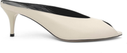 Amie Rafa Audrey Peeptoe Leather Mule