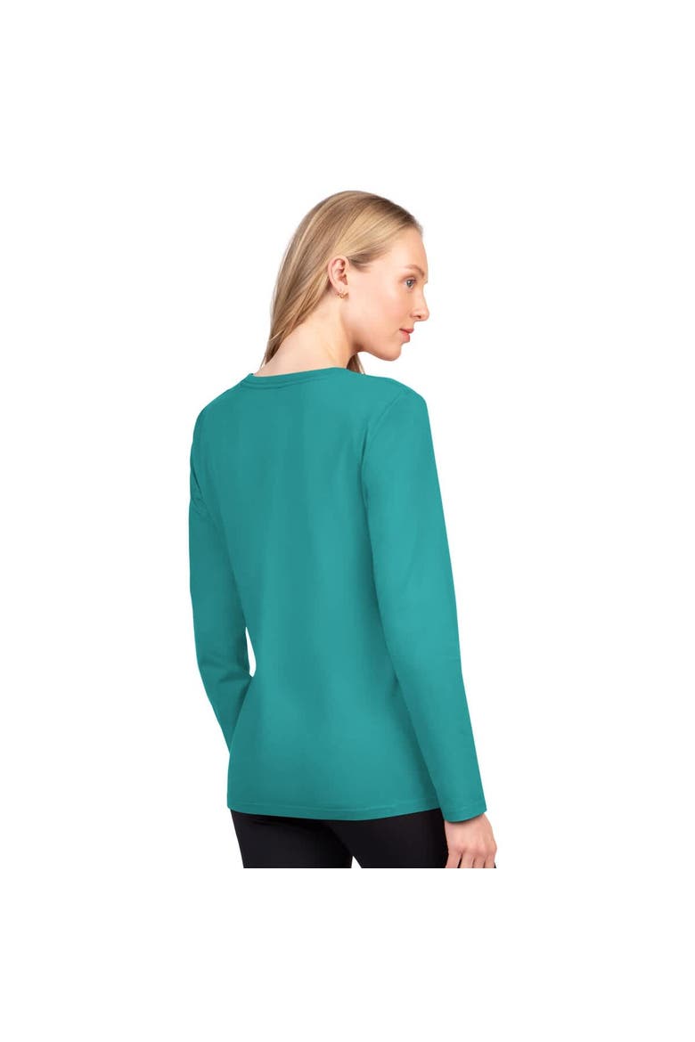 Women's G-III 4Her by Carl Banks  Aqua Miami Dolphins Best Play Long Sleeve T-Shirt, Alternate, color, Aqua