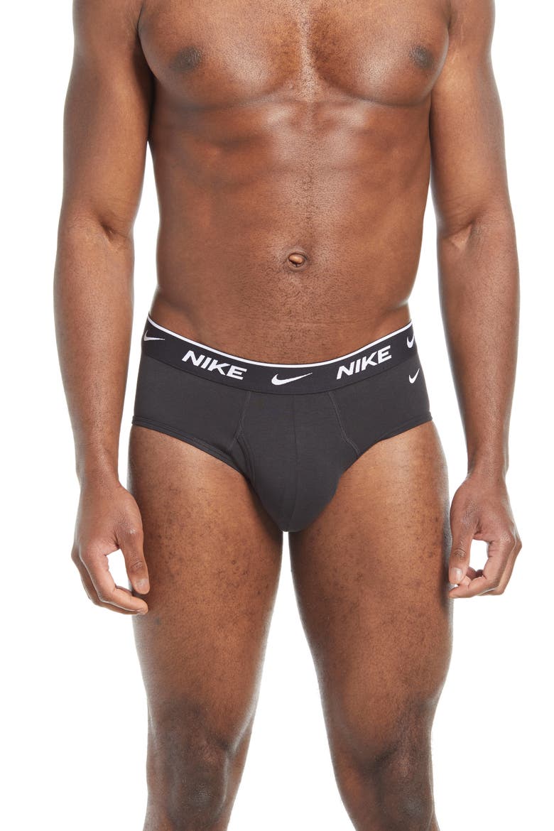 Dri-FIT 3-Pack Everyday Performance Briefs, Alternate, color, BLACK