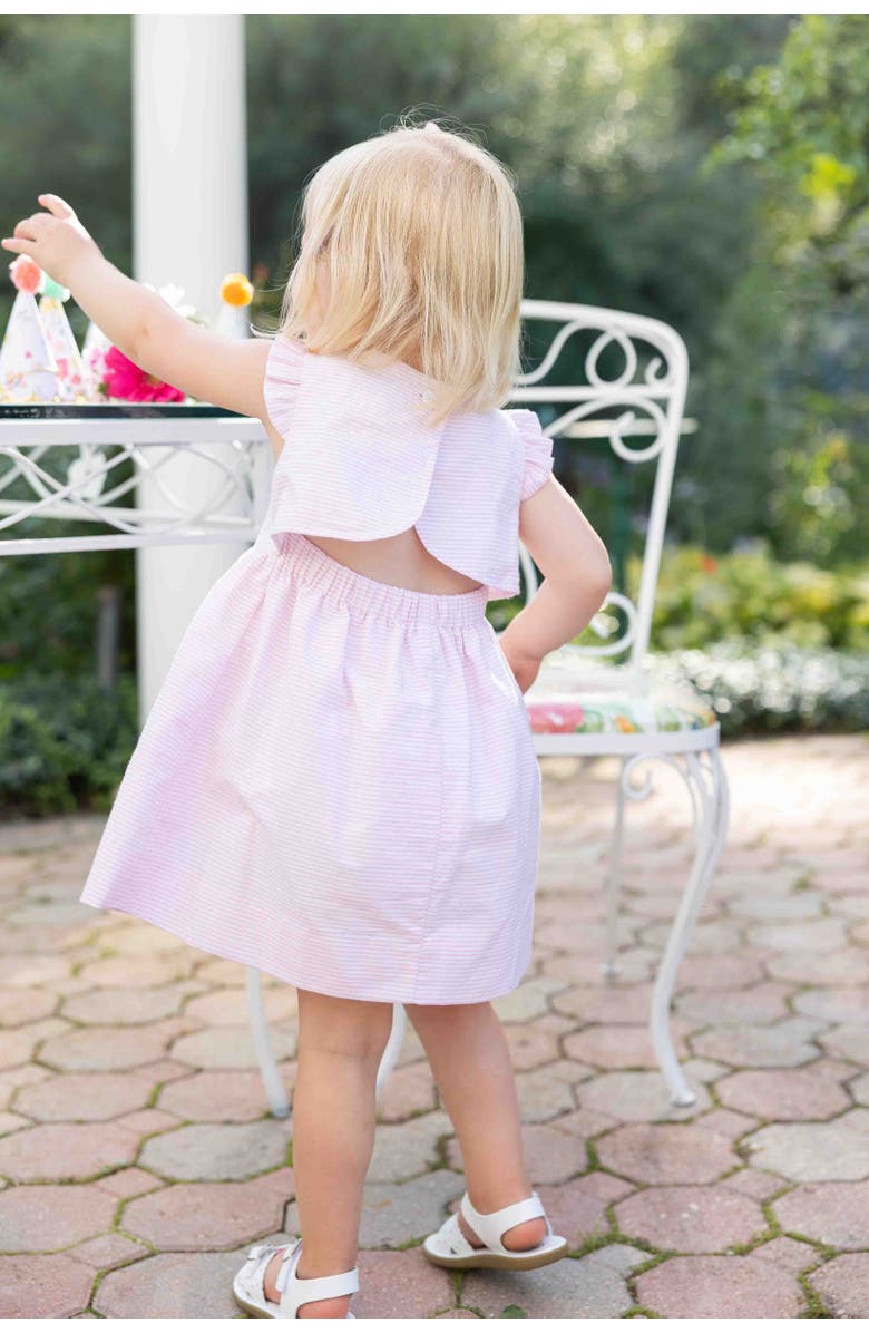 Florence Eiseman Seersucker Dress with Cupcakes, Alternate, color, Pink/White