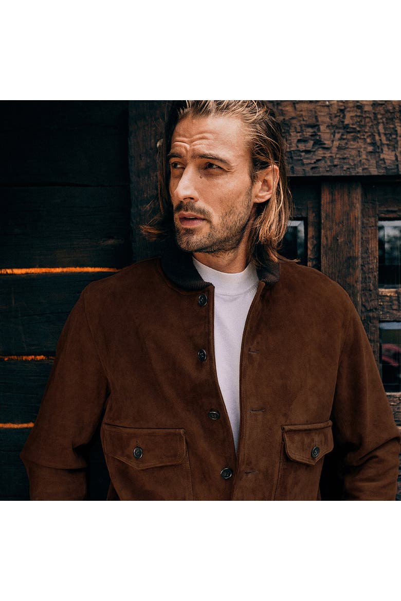 Voyageurs Bomber Jacket, Alternate, color, Hazelnut