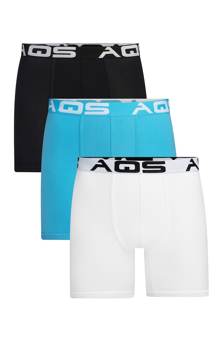 AQS Classic Fit Boxer Briefs - Pack of 3, Main, color, 