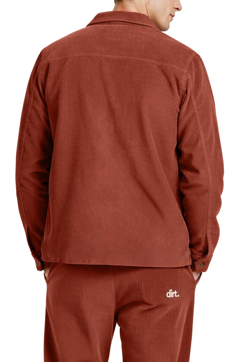 Zip-Up Corduroy Jacket, Alternate, color, TERRACOTTA