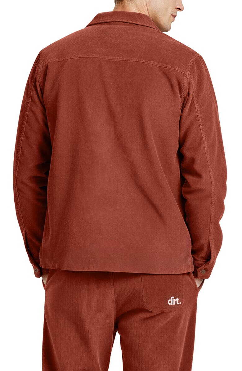 D.RT Zip-Up Corduroy Jacket, Alternate, color, Terracotta