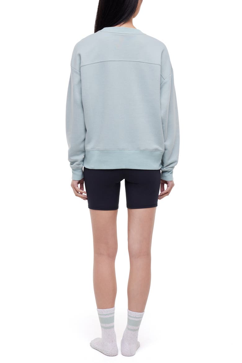 Nadine Sweatshirt, Shorts & Socks Set, Alternate, color, GRAY MIST/BLACK/WHITE