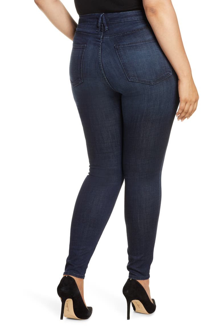 Good Waist High Rise Skinny Jeans, Alternate, color, BLUE606