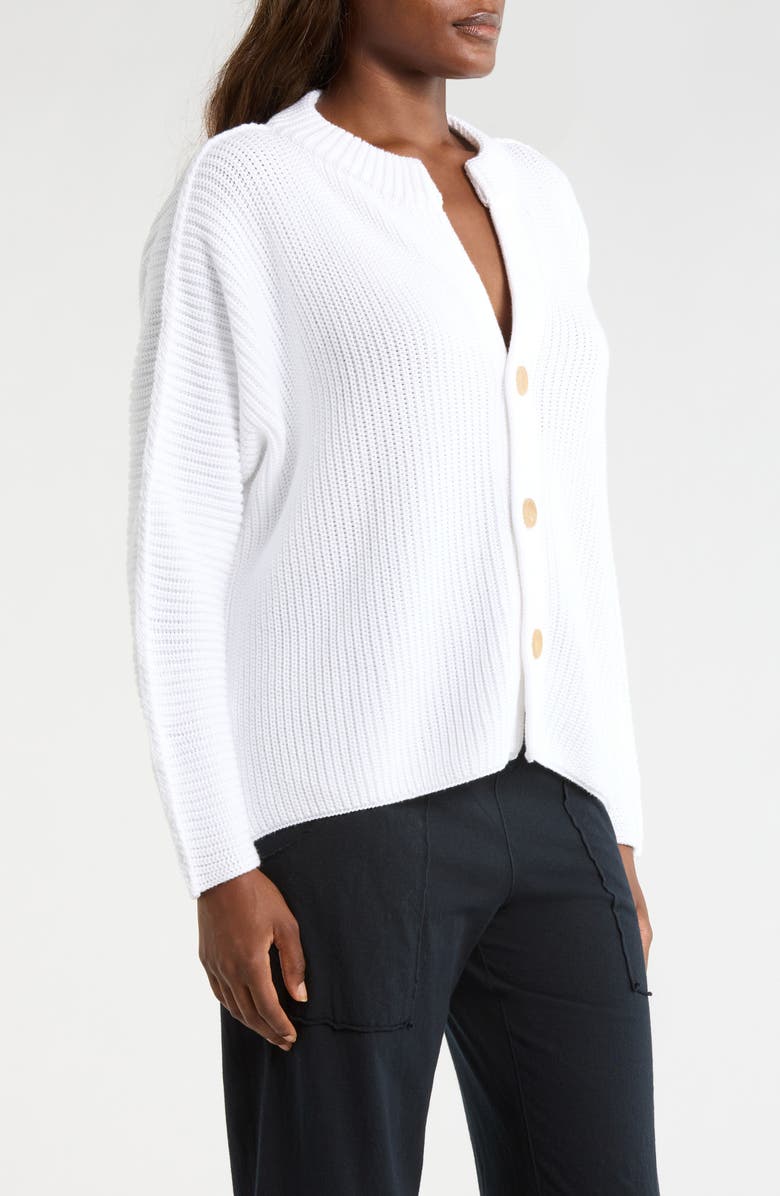 Frank & Eileen Montecito Cotton Cardigan, Alternate, color, White