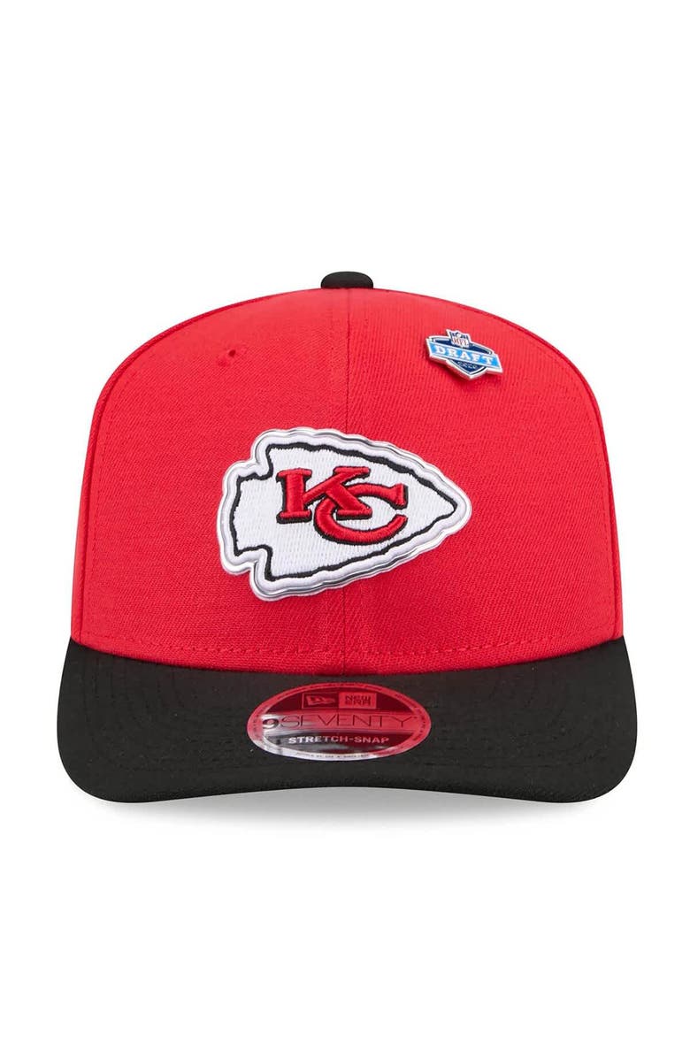 New Era Men's New Era  Red/Black Kansas City Chiefs 2026 NFL Draft 9SEVENTY Adjustable Hat, Alternate, color, Red