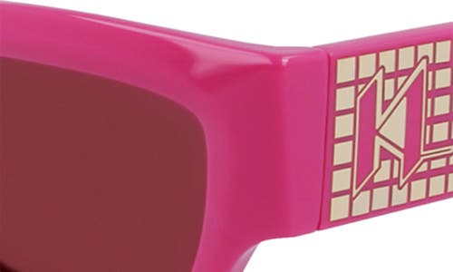 Karl Lagerfeld 52mm Rectangular Sunglasses