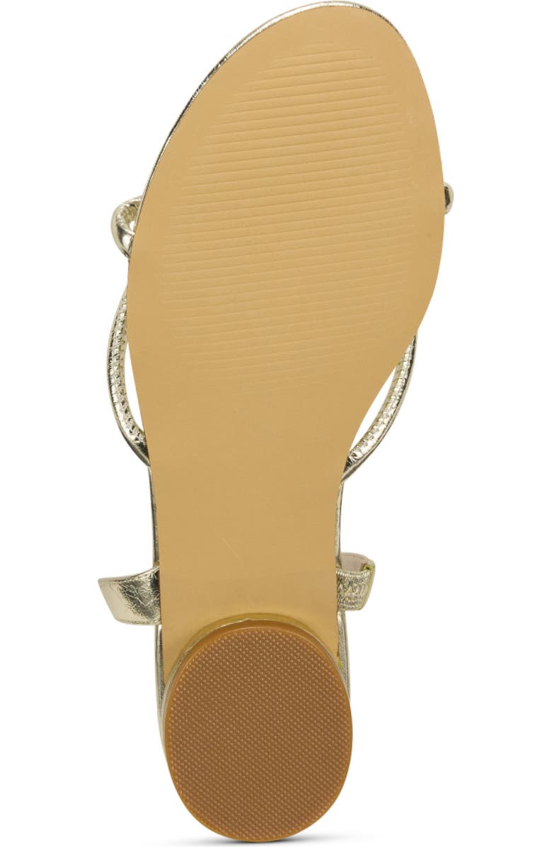 Yosi Samra Alison Knot Slingback Sandal, Alternate, color, Gold