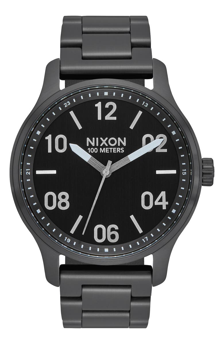 Nixon Patrol Bracelet Watch, 44mm, Main, color,