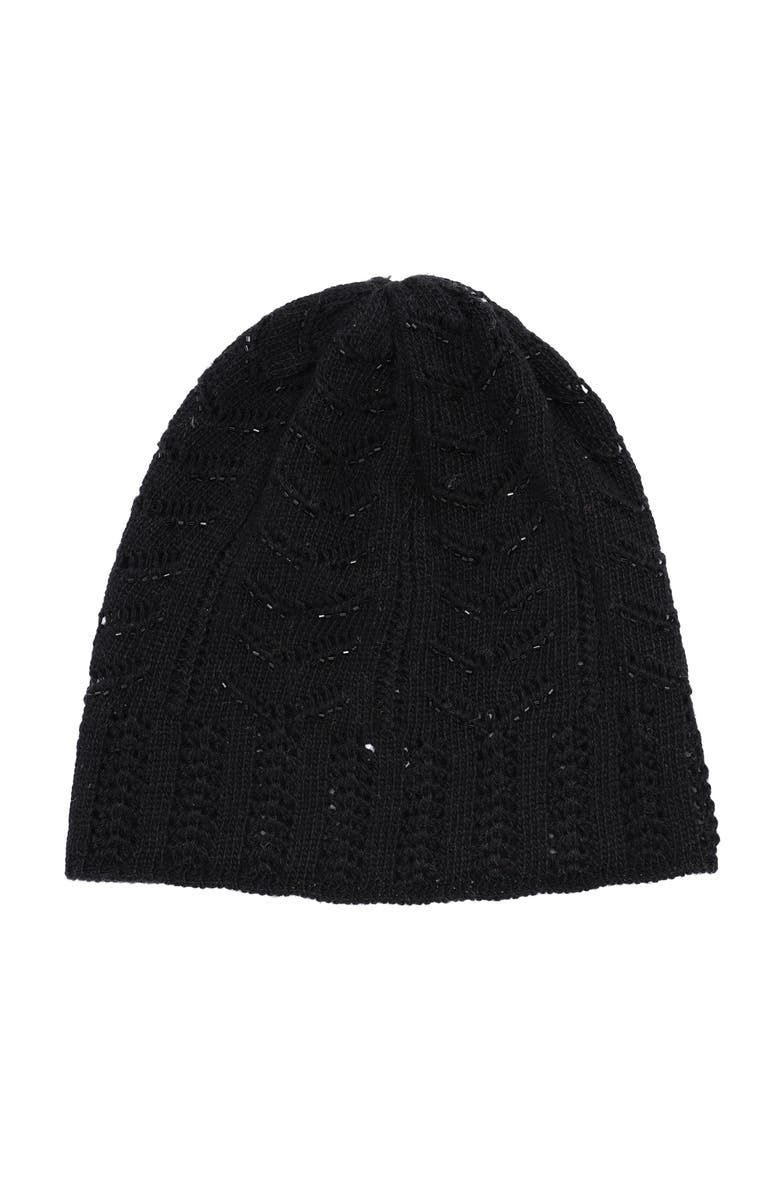 Lauren Ralph Lauren Beaded Fashion Hat, Main, color, Black