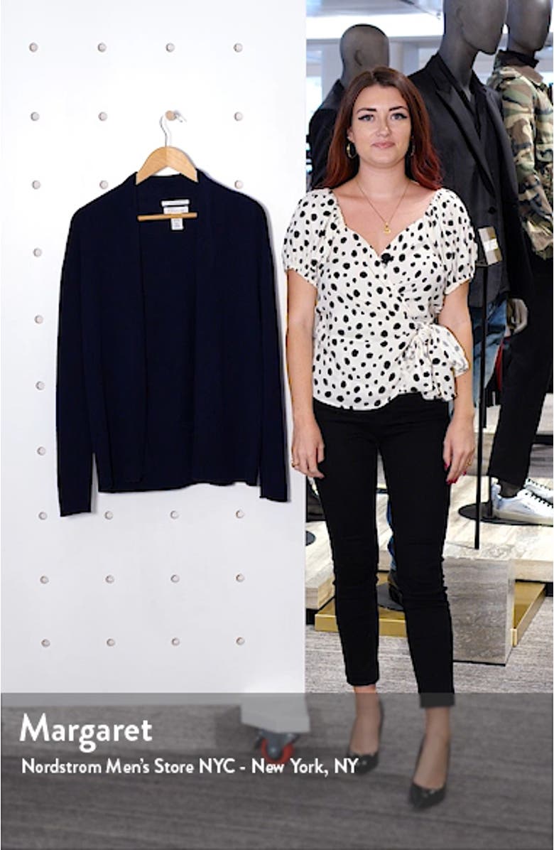 Open Cashmere Cardigan, sales video thumbnail