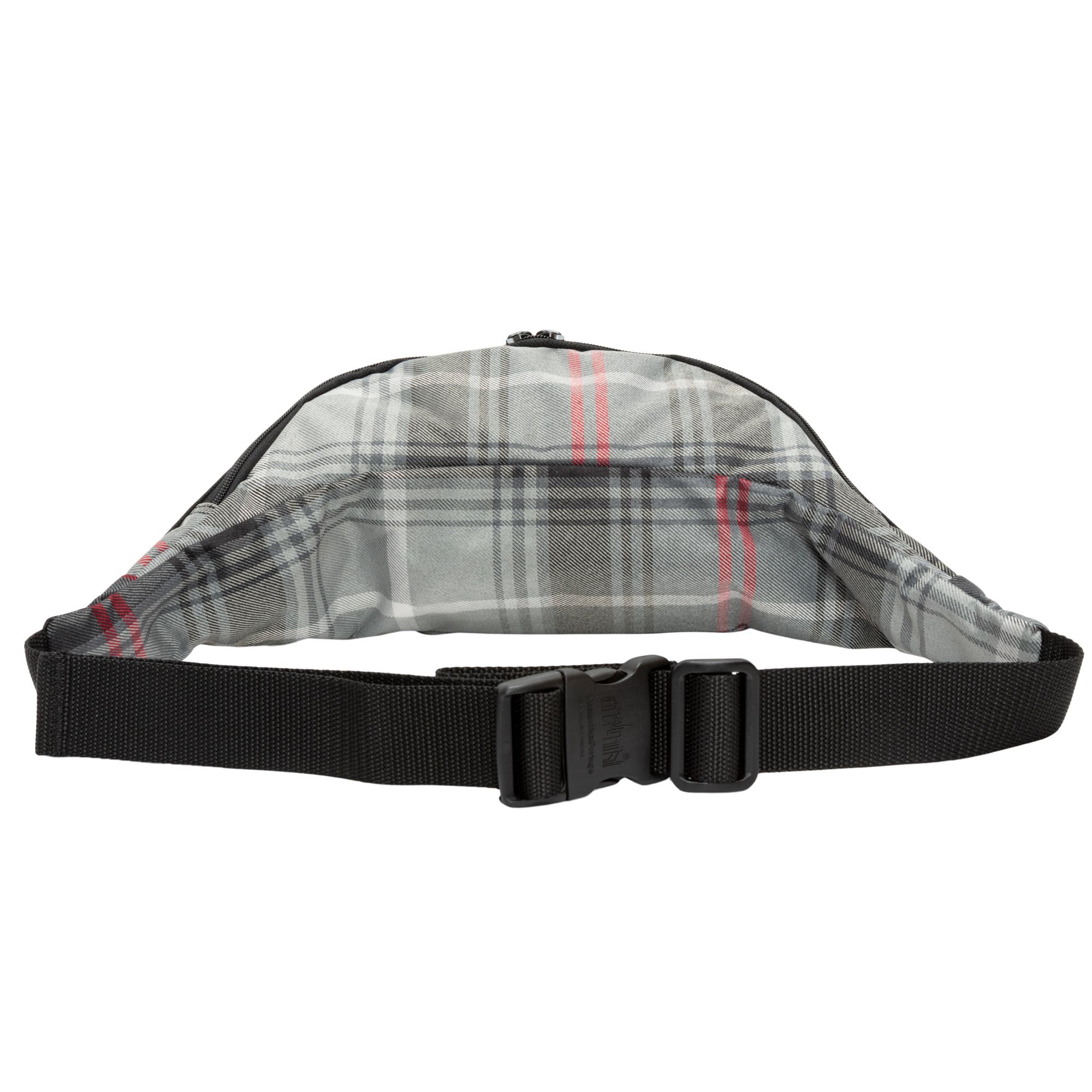 Manhattan Portage Plaid Brooklyn Bridge Belt Bag, Alternate, color, Grey