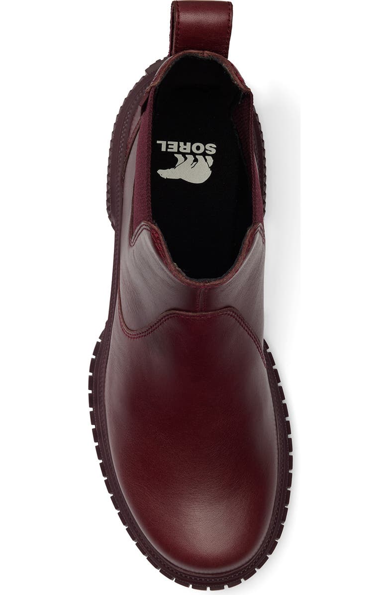 SOREL Ona Ave Waterproof Chelsea Boot, Alternate, color, Epic Plum/ Black