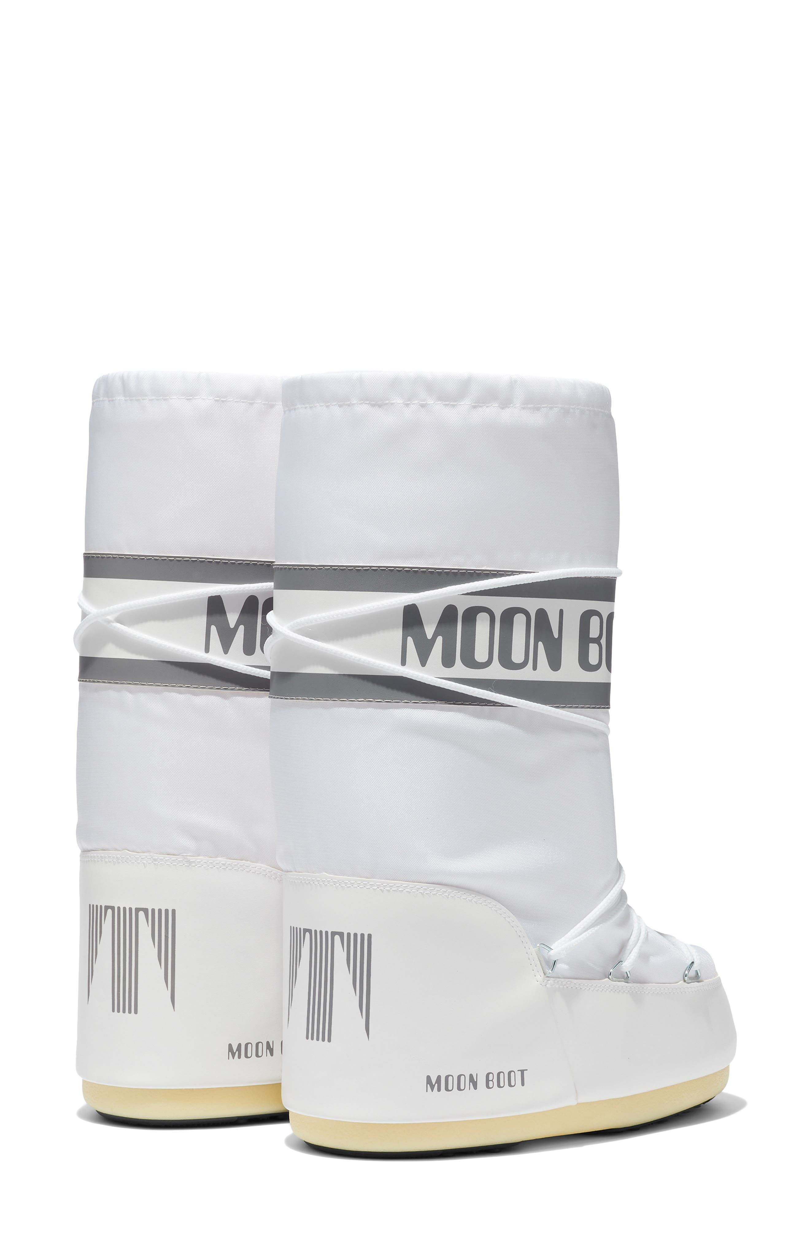 Moon Boot&lt;sup&gt;®&lt;/sup&gt; Icon Water Repellent Moon Boot, Alternate, color, White/ White