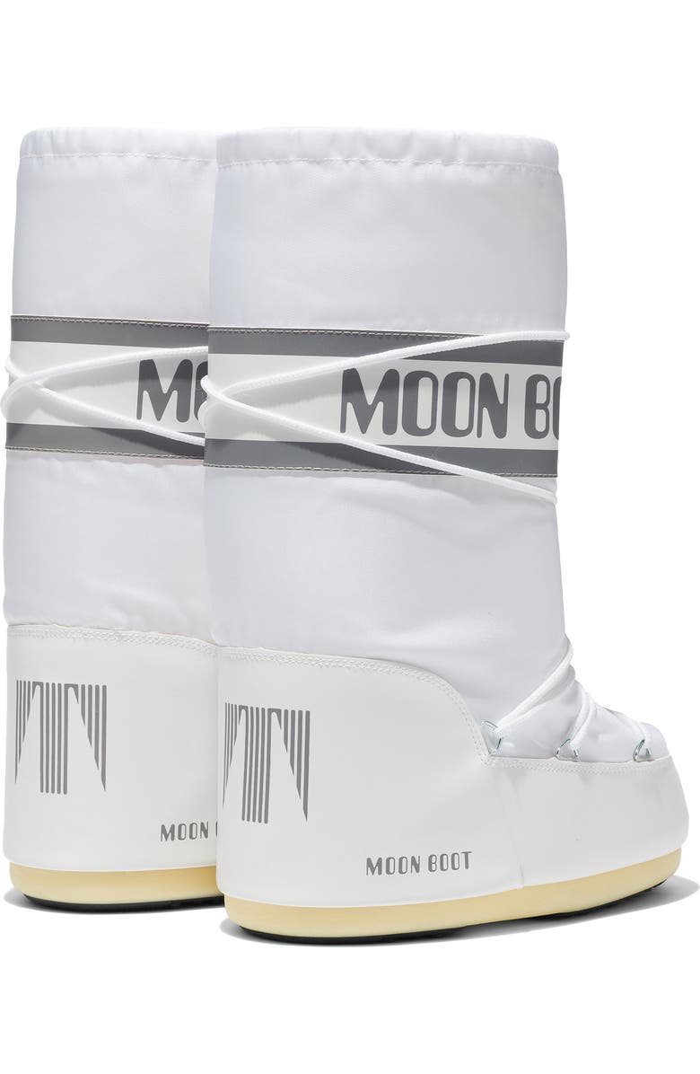 Moon Boot<sup>®</sup> Icon Water Repellent Moon Boot, Alternate, color, White/ White