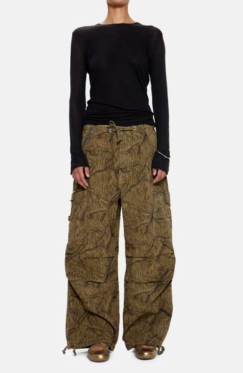 JADED LONDON Forest Camo Parachute Pants | Nordstrom