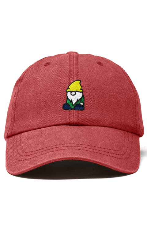 Gnome Embroidered Dad Hat