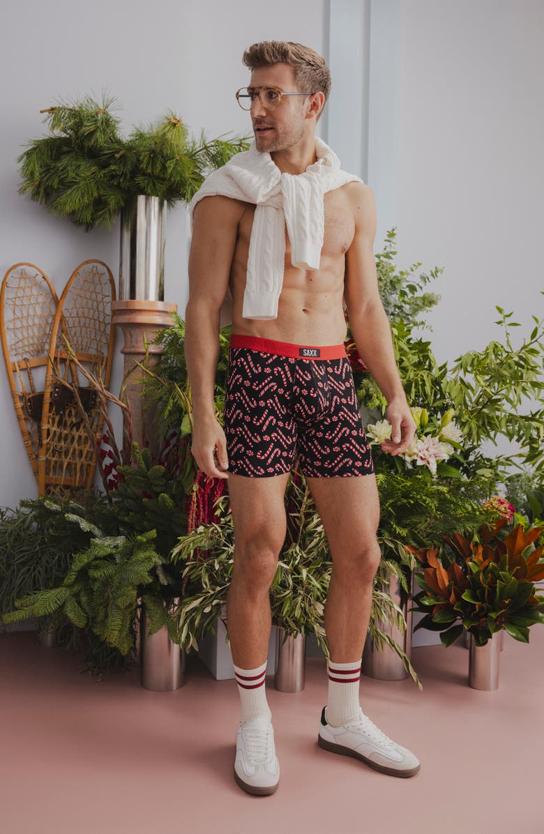 SAXX Assorted 2-Pack Vibe Xtra Soft Comfort Boxer Briefs, Alternate, color, Mint Condition/ Black