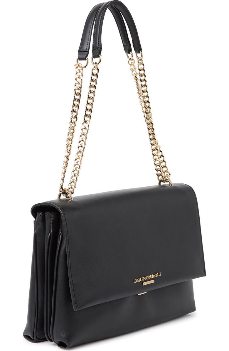 Bruno Magli Leather Chain Shoulder Bag, Alternate, color,