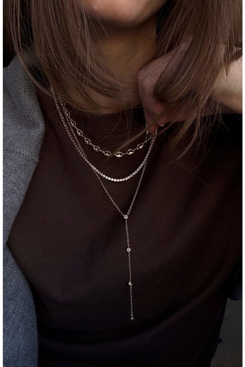 Catalina Layered Y-Necklace, Alternate, color, GOLD