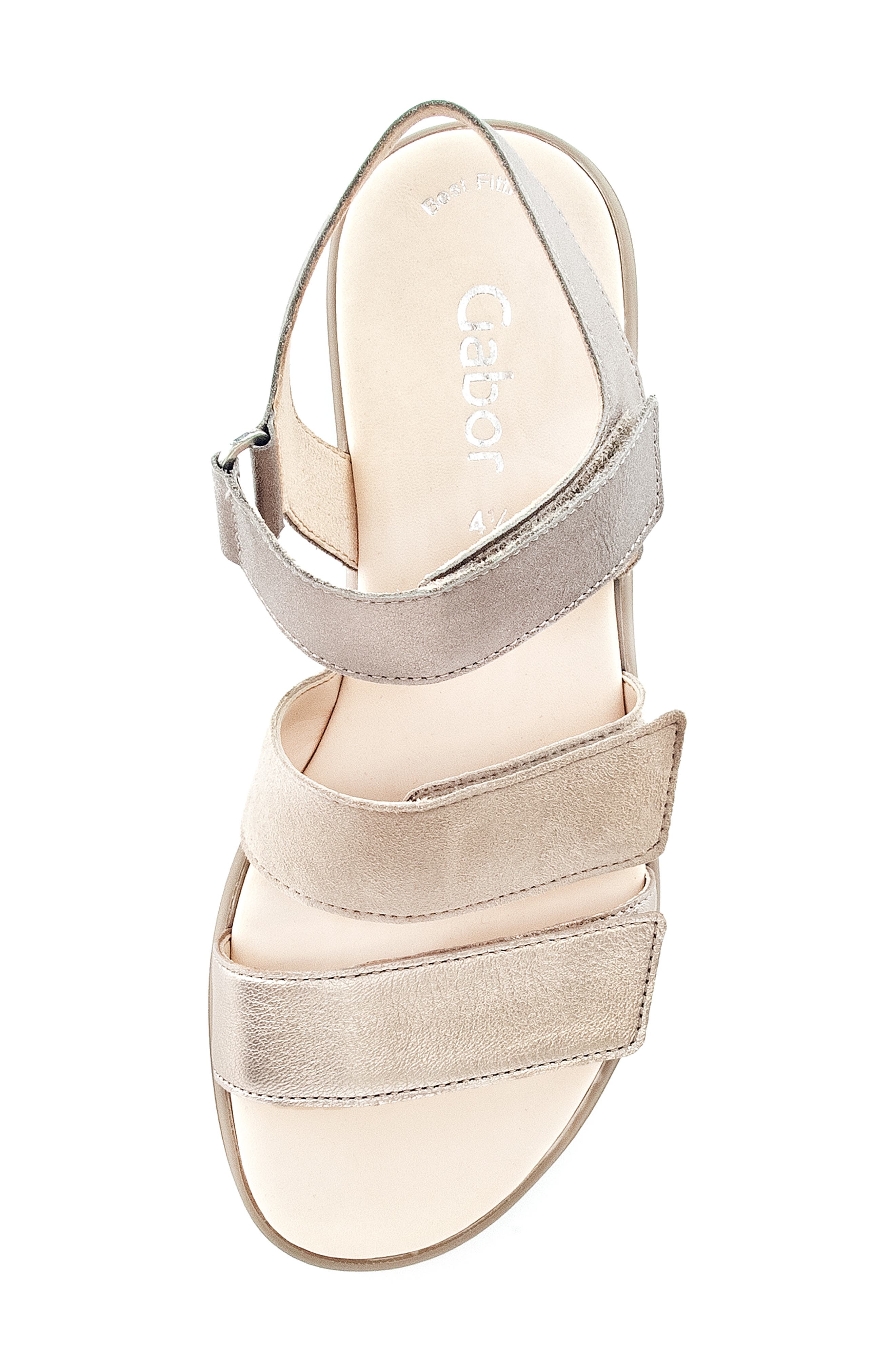 Gabor Strappy Wedge Sandal, Alternate, color, Mutaro