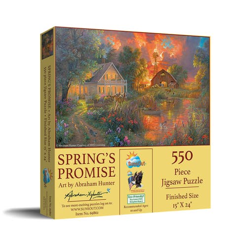 Spring's Promise 550 piece Jigsaw Puzzle for Adults
