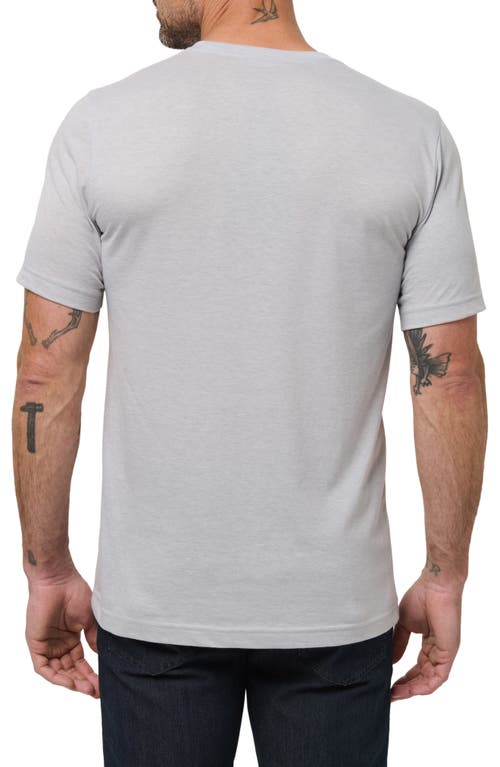 Travismathew Short Layover Graphic T-shirt In Gray