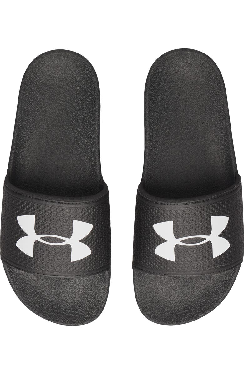 Under Armour UA ARMR Slide Sandal, Alternate, color, Black / Black / White