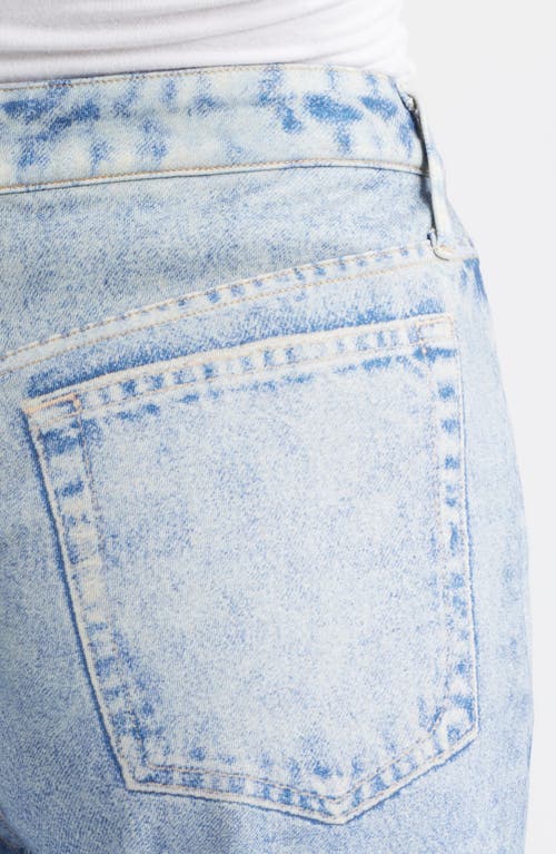 City Blues High Waist Wide Leg Knit Jeans In Blue