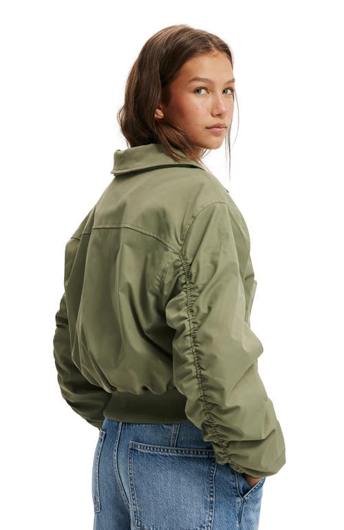 Cotton On Toby Bomber Jacket In Green