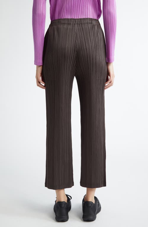 Issey Miyake Straight-leg Trousers In Steel Gray