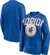 FANATICS Women's Fanatics Branded Heathered Royal Florida Gators Jump Distribution Pullover Sweatshirt