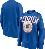 FANATICS Women's Fanatics Branded Heathered Royal Florida Gators Jump Distribution Pullover Sweatshirt