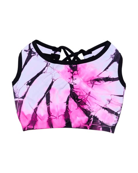 Tie dye sports bra - Big Kid