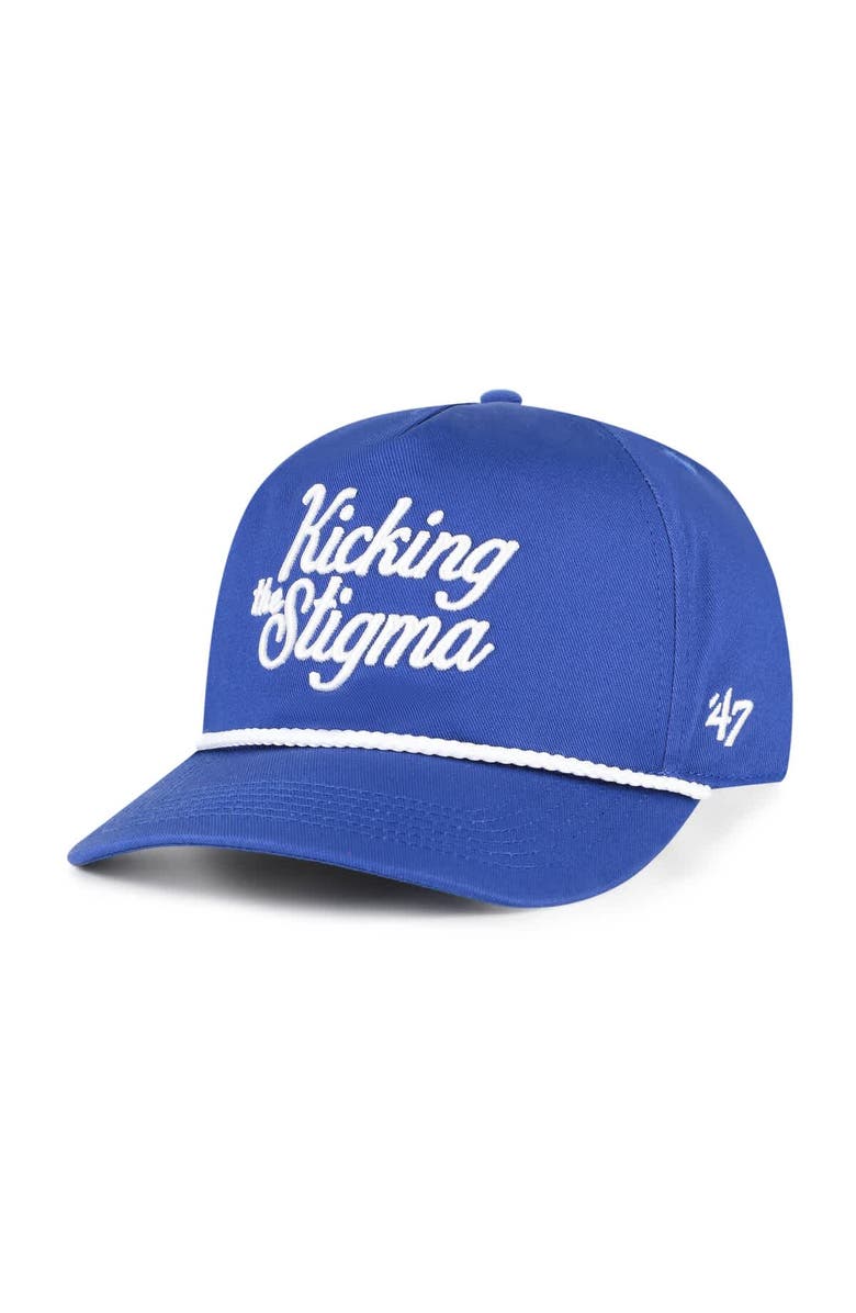 '47 Men's '47 Royal Indianapolis Colts Kicking The Stigma Hitch Adjustable Hat, Alternate, color, Royal