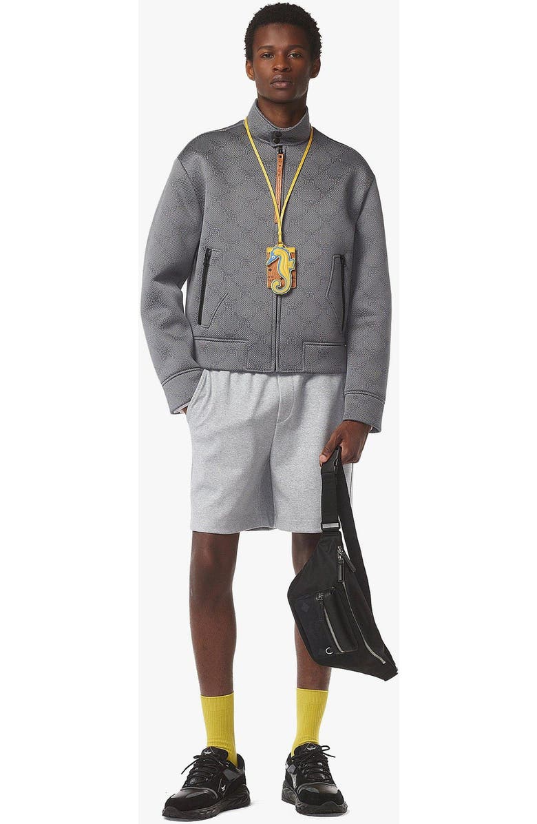 MCM Fursten Belt Bag in Recycled Nylon, Alternate, color, Black