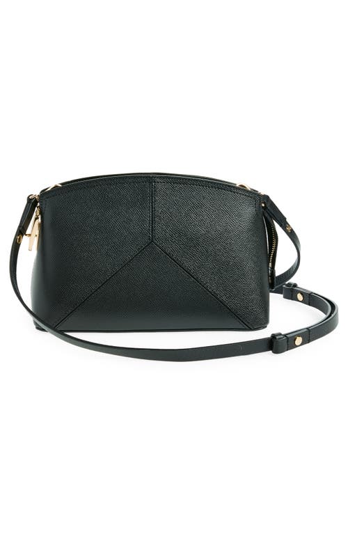Victoria Beckham The Victoria Leather Crossbody Bag In Black