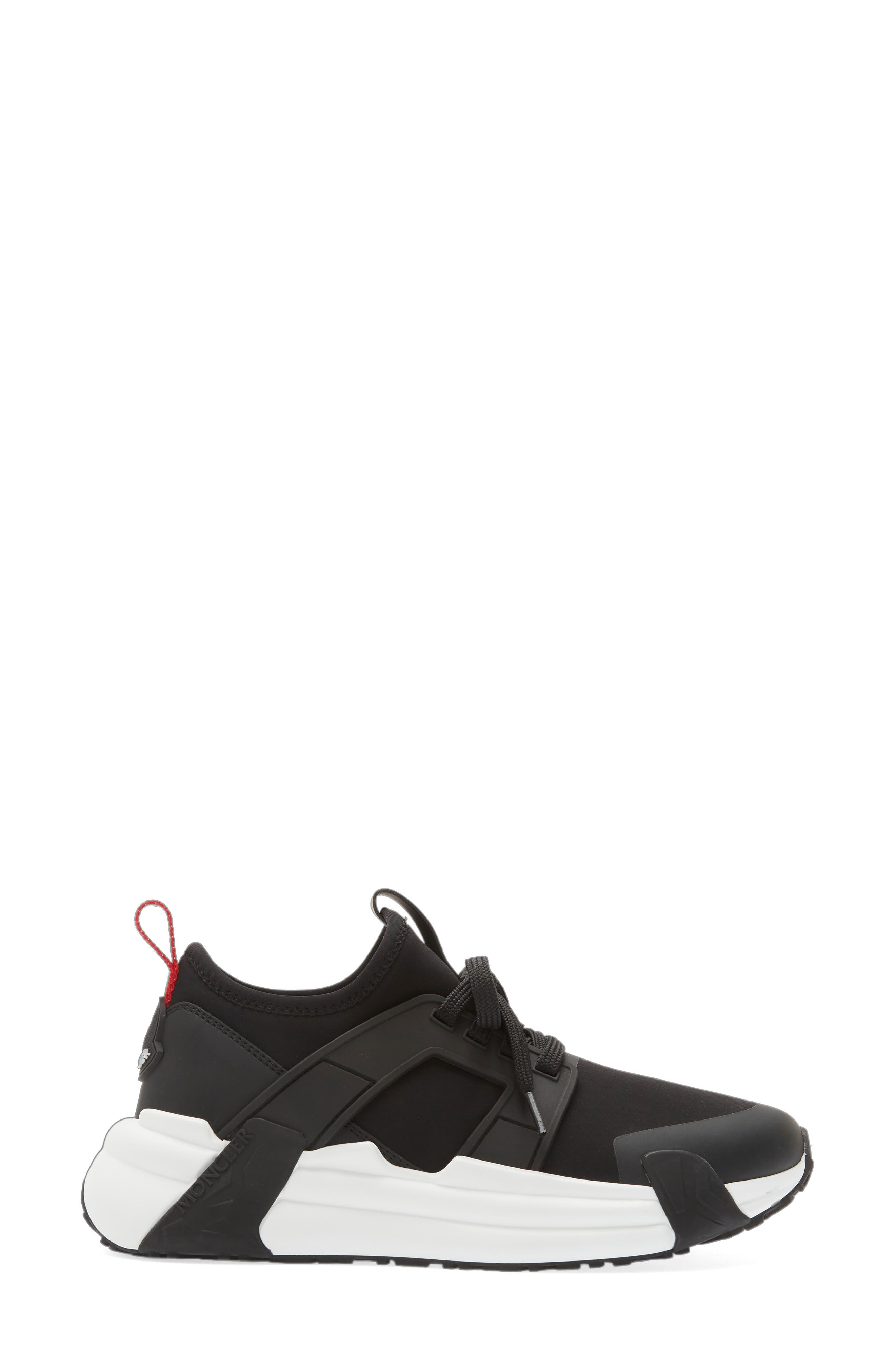 Moncler Lunarove Sneaker, Alternate, color, Black/ Black
