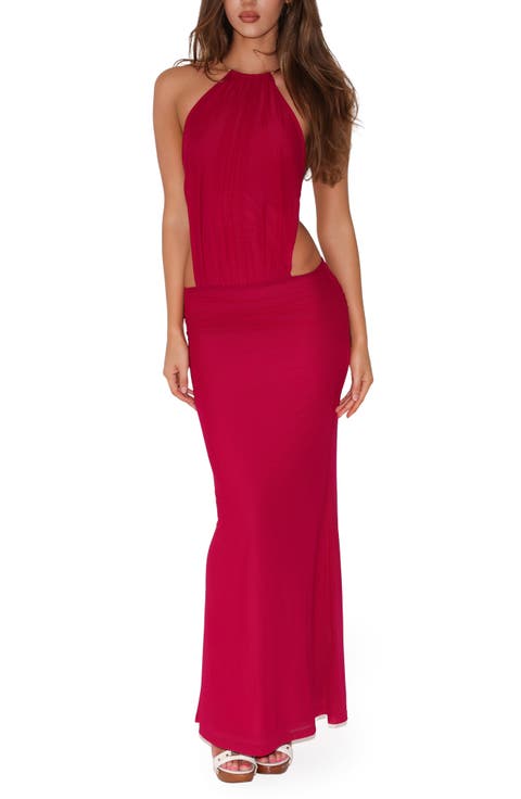 Evanna Open Back Gown