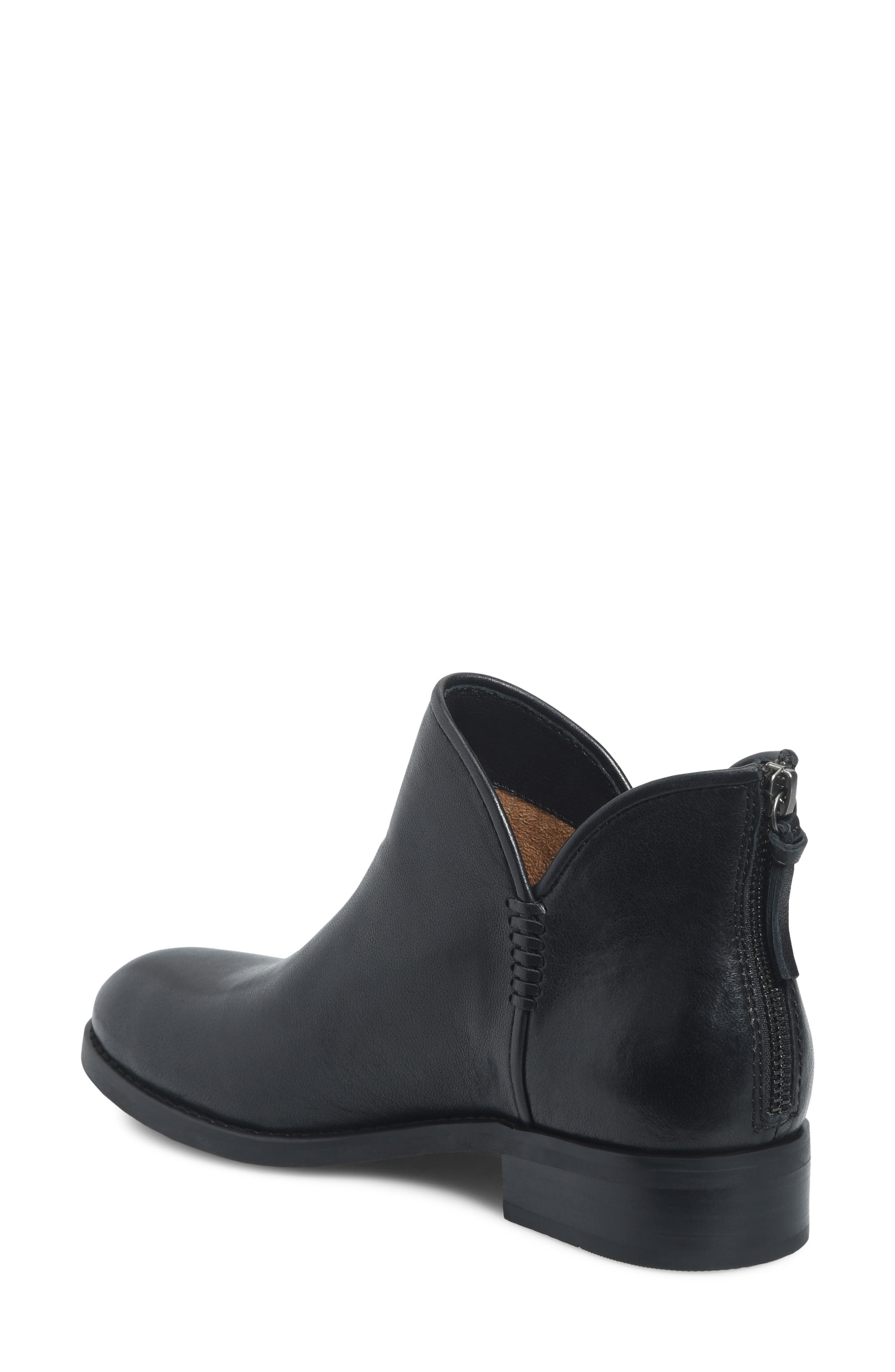 Desi Leather Bootie, Alternate, color, BLACK