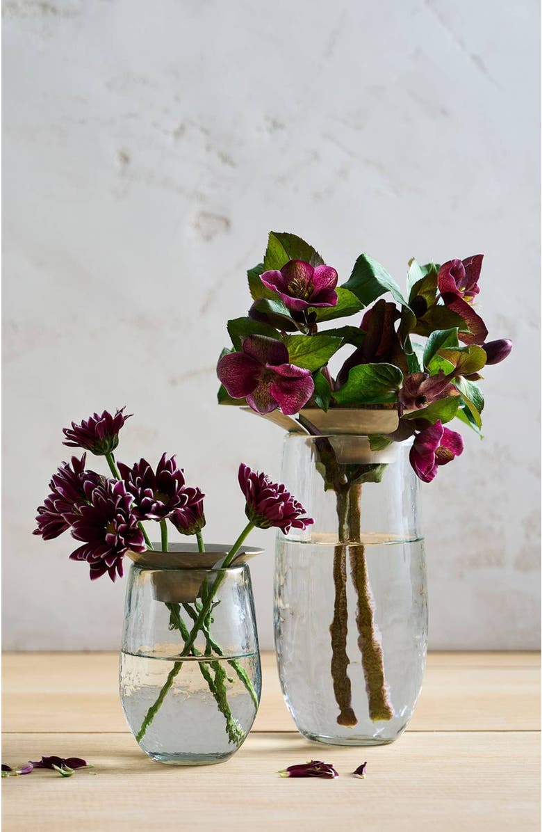 The Collective Floral Propogate Assorted - Set of 3, Alternate, color, Nickel