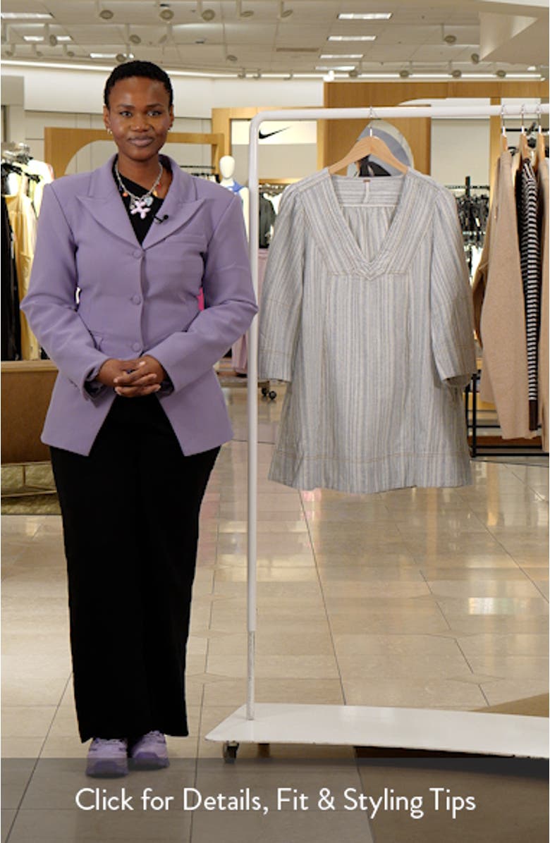 Goldie V-Neck Minidress, sales video thumbnail