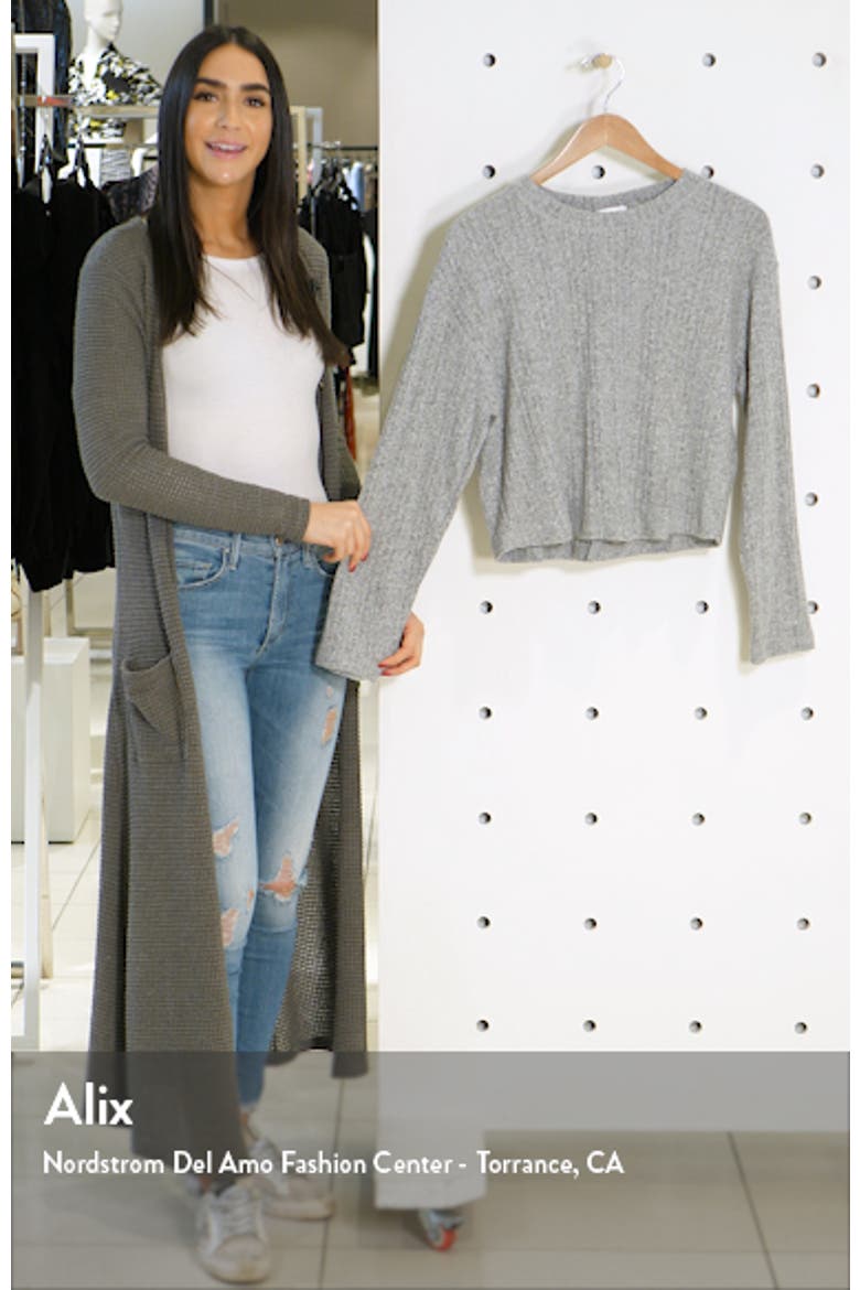 Split Back Cut & Sew Sweater video